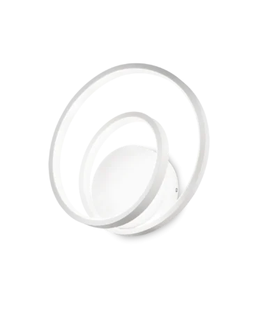 IDEAL LUX OZ Applique  con finitura bianca  2700 K- D. 30 cm