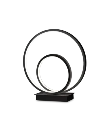 IDEAL LUX OZ Lampada da tavolo OZ con finitura nera 2700 K- H. 31 cm