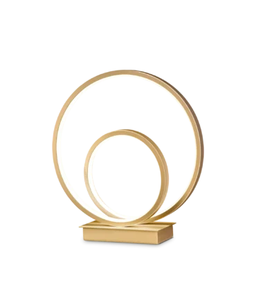 IDEAL LUX OZ Lampada da tavolo  con finitura ottone 2700 K- H. 31 cm