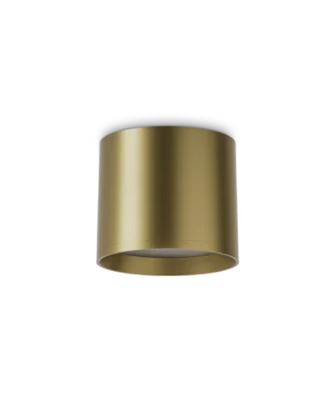 IDEAL LUX SPIKE Plafoniera  con finitura ottone  3000 K- D. 10 cm