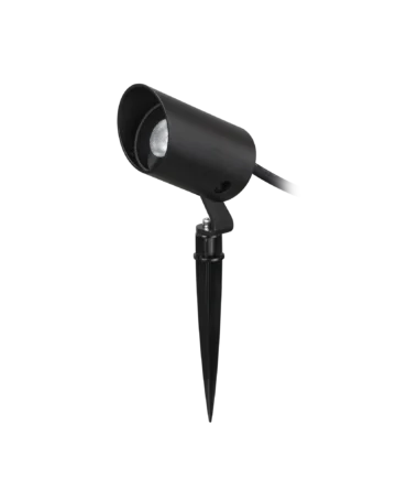 IDEAL LUX KOALA Proiettore   finitura nera con picchetto - H. 20,5 -  L. 9,9 cm