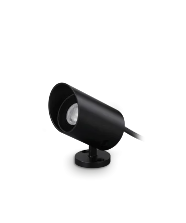 IDEAL LUX KOALA Proiettore   finitura nera con piastra - H. 8,9 cm -  D. 3,9 cm