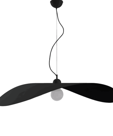 PADANA LAMPADARI  Sospensione  ANNI 50  con finitura nera