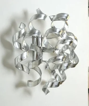 PADANA LAMPADARI Applique TRUDY SPECIAL  metallo cromo e vetro oro/argento