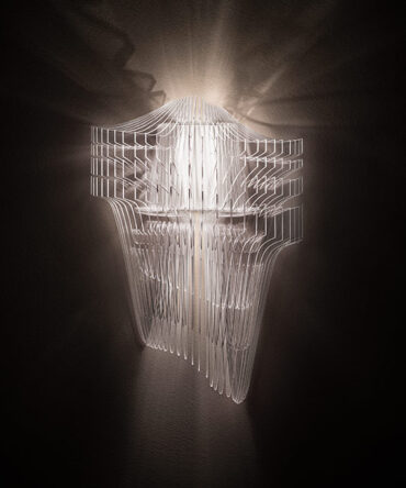 SLAMP ARIA Applique trasparente - H. 60 cm