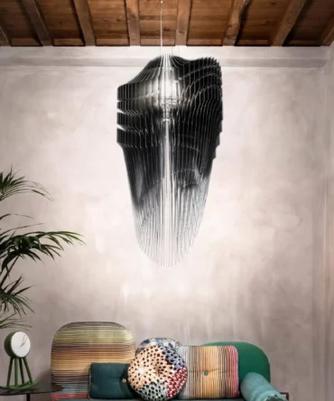 SLAMP AVIA Sospensione XL black fade - D. 75 cm