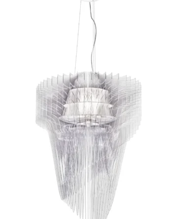 SLAMP ARIA Sospensione LARGE trasparente - D. 70 cm