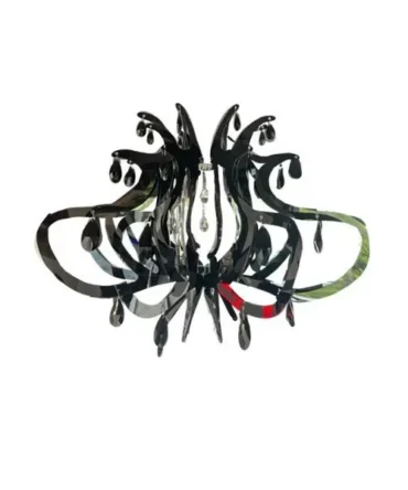 SLAMP LILLIBET  Sospensione nera  - D. 66 cm