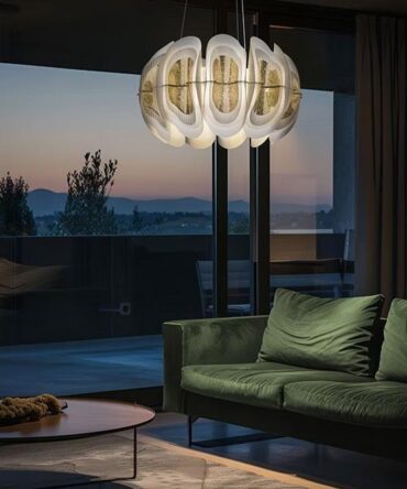 SLAMP FIORDLYS  Sospensione oro - D. 56 cm