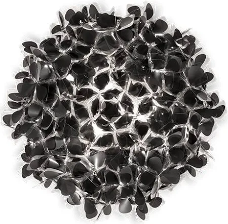 SLAMP CLIZIA  Plafoniera/Applique large nera  - D. 78 cm