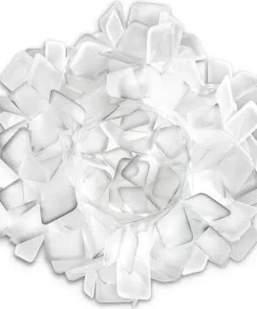 SLAMP CLIZIA  Plafoniera/Applique large bianca  - D. 78 cm