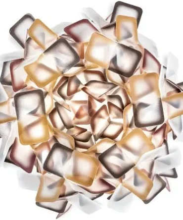 SLAMP CLIZIA  Plafoniera/Applique media orange  - D. 53 cm