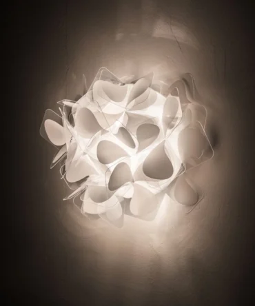 SLAMP CLIZIA  Plafoniera/Applique MINI bianca  - D. 32 cm