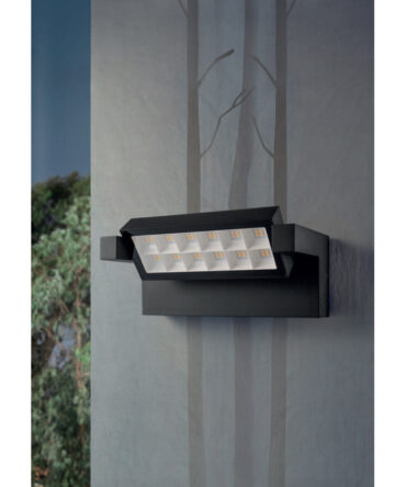 PROMOLUCE CORNER A20 NERA Lampada da parete orientabile per esterno IP65