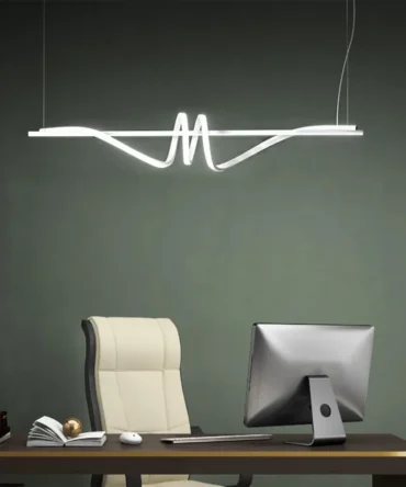 PROMOLUCE CURL S120 Sospensione bianca - L.120 cm