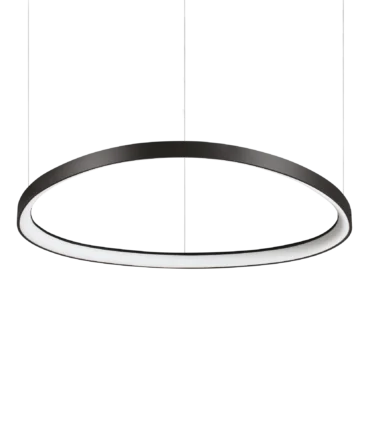 IDEAL LUX GEMINI Sospensione  con finitura NERA L. 42,5 cm K 4000