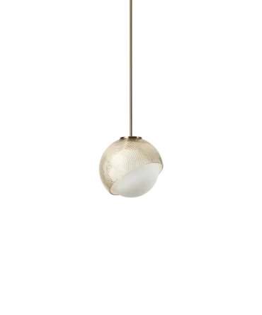 Sospensione IDEAL LUX BLOOM ottone Ø 11,5cm