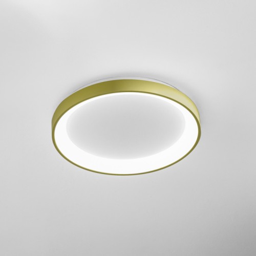 GEA LUCE KRIZIA Plafoniera P/P finitura verde salvia- D. 38 cm